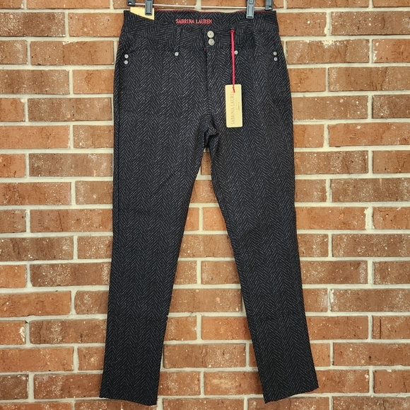 Sabrina Lauren Pants & Jumpsuits Sabrina Lauren New Black Grey